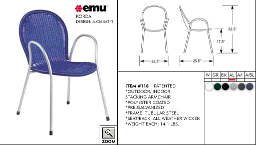 korda chair